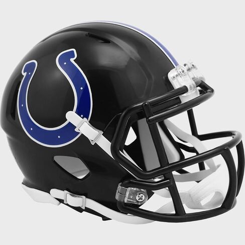 Indianapolis Colts Black On-Field Revolution Speed Mini Football Helmet - New in Riddell Box in Saudi Arabia
