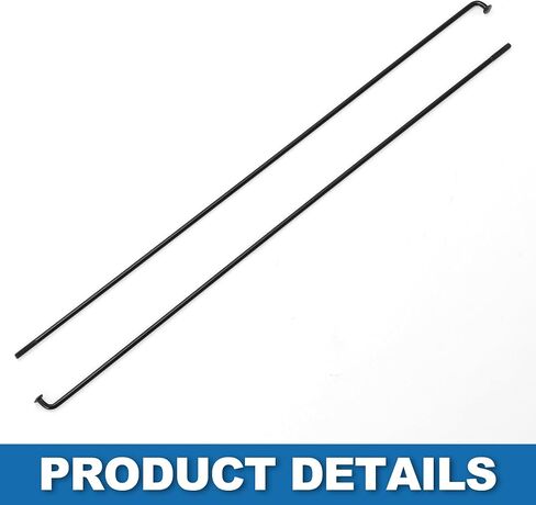 Bicycle Spokes 14G Mountain Bike Spokes Steel Black 36Pcs in Saudi Arabia
