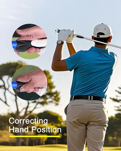 2 PCS Golf Grip Trainer, Lightweight Golf Training Aid, Right Hand Golf Swing Trainer Club to Help Train Correct Hand Position in Saudi Arabia