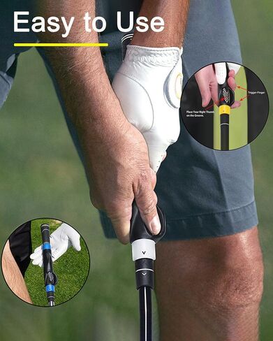 2 PCS Golf Grip Trainer, Lightweight Golf Training Aid, Right Hand Golf Swing Trainer Club to Help Train Correct Hand Position in Saudi Arabia