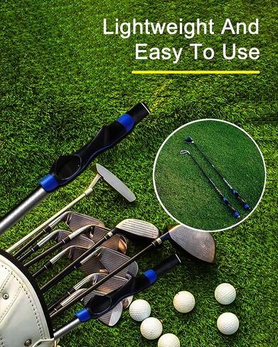 2 PCS Golf Grip Trainer, Lightweight Golf Training Aid, Right Hand Golf Swing Trainer Club to Help Train Correct Hand Position in Saudi Arabia