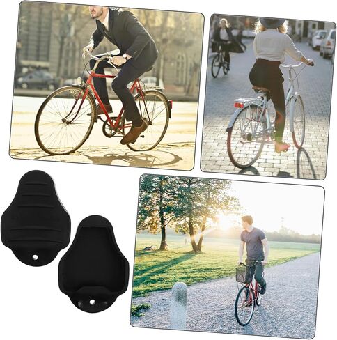 BESPORTBLE 2pcs Bike Pedal Toe Lock Self-Locking Cleat Covers Bicycle Lock Road Bike Accessories in Saudi Arabia