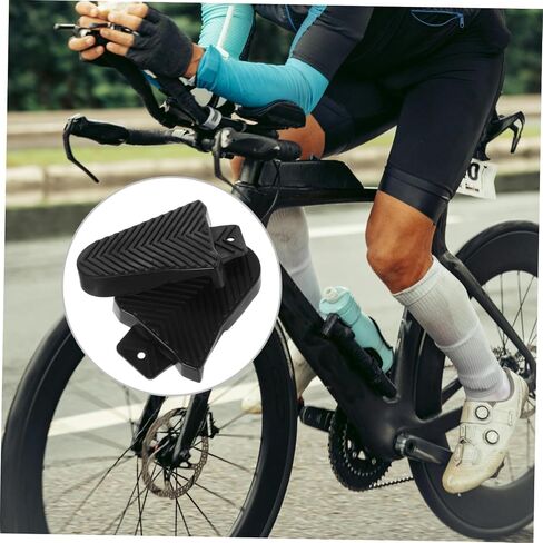 2 Pairs Cycling Cleats Shoe Covers for Road and Mountain Bike Pedals Waterproof Bike Accessories Self-Locking Design Compatible and Cycling Shoes in Saudi Arabia