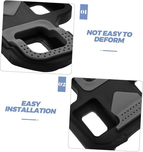 POPETPOP Self-Locking Bike Cleat Covers Anti-Slip Replacement Cleat Set for Road Cycling Shoes Lightweight Pedal Protection Accessories Compatible Most Bike in Saudi Arabia