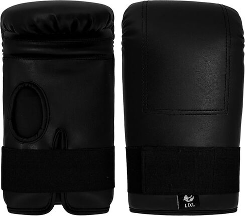 قفازات باج ميتس للملاكمة MMA Muay Thai Training باللون الأسود بالكامل in Kuwait