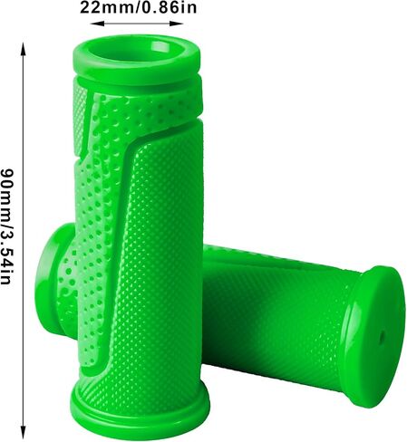 9-Color Kids Bike Handlebar Grips - Non-Slip PP Bicycle Grips for Mini Bikes & Micro Scooters (22.2mm, 118mm) in Saudi Arabia