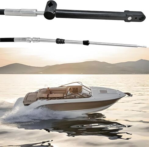 2 قطعة 10FT GEN II كابل التحكم عن بعد الخانق متوافق مع مارينر/ميركوري/ميركروزر، كابل خانق القارب استبدال CC17910 in Kuwait