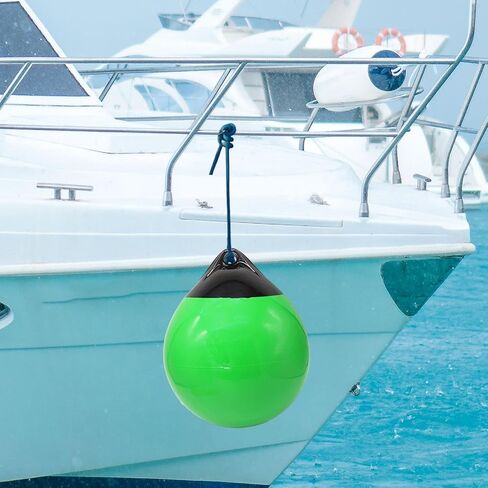 Round Boat Fender Buoy Ball PVC Lightweight Multipurpose with Eyelet for Yachts Marinas 11.8x13.8inch Anchor Float Buoy in Saudi Arabia
