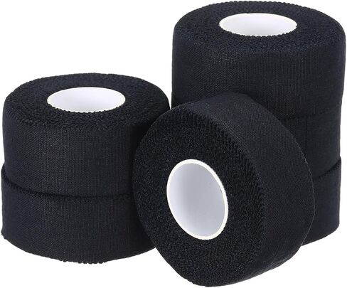 Athletic Sports Tape, Athletic Tape Strong Adhesive Easy Tear with Serrated Edges - Fitting for (Athletes/Sport Trainer/Gymnastics/Boxing) 1 in x 30 Ft, 6 Rolls, White in Saudi Arabia