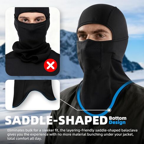 Balaclava Ski Mask for Winter Thermal Windproof Warm Face Mask for Cold Weather Outdoor Sports in Saudi Arabia