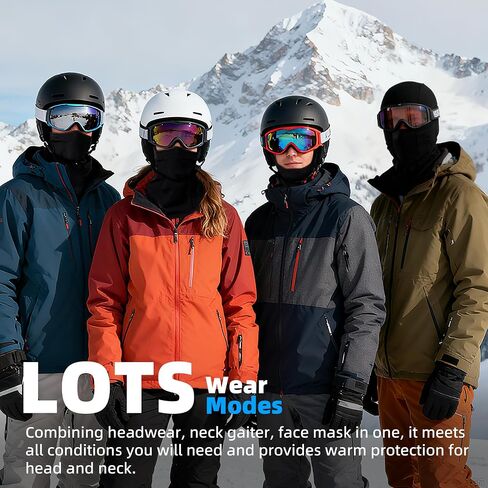 Balaclava Ski Mask for Winter Thermal Windproof Warm Face Mask for Cold Weather Outdoor Sports in Saudi Arabia
