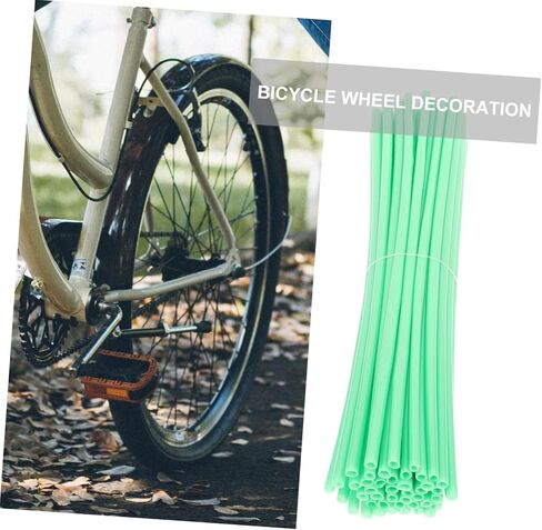 144Pcs Bike Wheel Decoration Wheel Covers Reflective Plastic Wraps for Motorcycle and Bicycle Night Cycling Warning Sturdy and Easy to Install Suitable for Dirt Bikes and ATVs in Saudi Arabia
