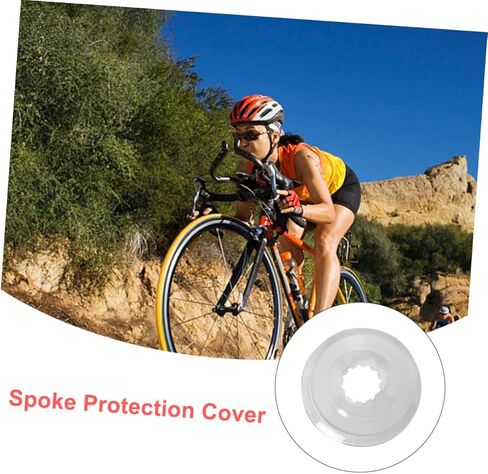 VANZACK Bike Flywheel Protector 2Pcs Set Sturdy Plastic Rear Hub Guard for Mountain Bikes Effective Spokes Protection for Cycling Enthusiasts in Saudi Arabia