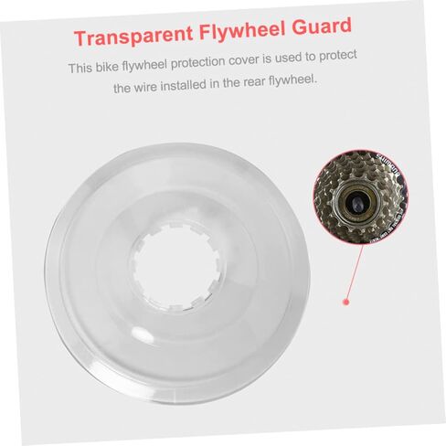 VANZACK Bike Flywheel Protector 2Pcs Set Sturdy Plastic Rear Hub Guard for Mountain Bikes Effective Spokes Protection for Cycling Enthusiasts in Saudi Arabia