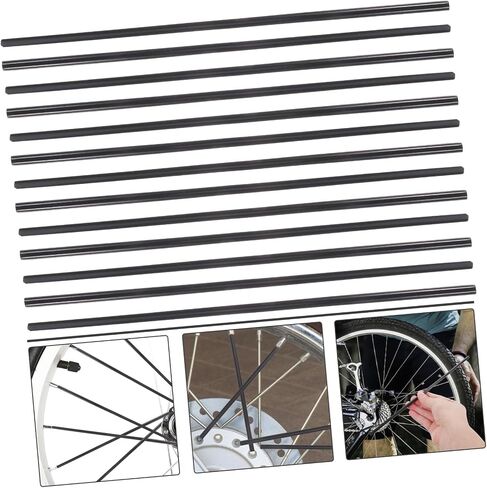 75Pcs Dirt Bike Covers Lightweight Durable Protector Kit for Motorcycle Motocross Wheel Rims Easy Installation Black in Saudi Arabia
