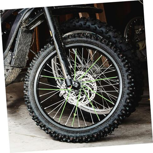 72Pcs Motorcycle Rim Covers Universal Wheel Protectors for Mountain Bikes and Off-Road Motorcycles Decorative Rim Wraps for Enhanced Cycling Style in Saudi Arabia