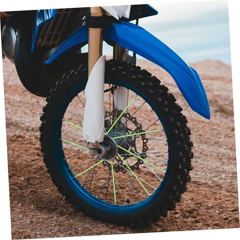 72Pcs Motorcycle Rim Covers Universal Wheel Protectors for Mountain Bikes and Off-Road Motorcycles Decorative Rim Wraps for Enhanced Cycling Style in Saudi Arabia