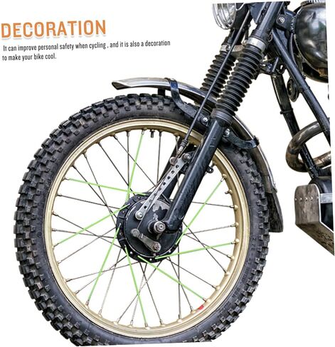 72Pcs Motorcycle Rim Covers Universal Wheel Protectors for Mountain Bikes and Off-Road Motorcycles Decorative Rim Wraps for Enhanced Cycling Style in Saudi Arabia