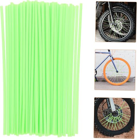 72Pcs Motorcycle Rim Covers Universal Wheel Protectors for Mountain Bikes and Off-Road Motorcycles Decorative Rim Wraps for Enhanced Cycling Style in Saudi Arabia