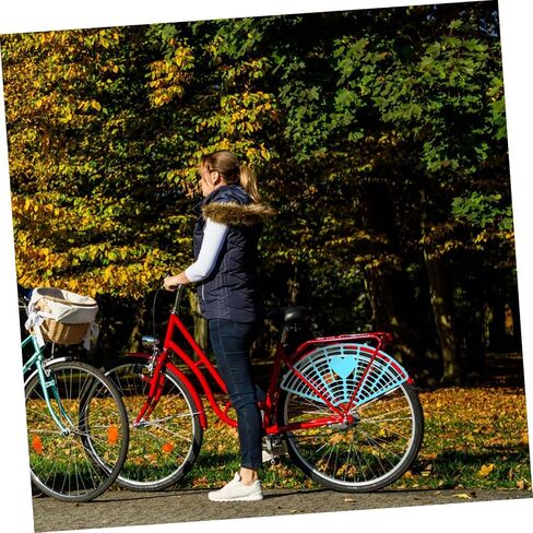 DECHOUS 2pcs Electric Bike Rear Wheel Protective Nets Bike Accessory for Boys and Girls Plastic Easy Install in Saudi Arabia