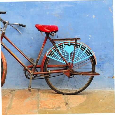 DECHOUS 2pcs Electric Bike Rear Wheel Protective Nets Bike Accessory for Boys and Girls Plastic Easy Install in Saudi Arabia