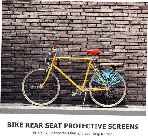 DECHOUS 2pcs Electric Bike Rear Wheel Protective Nets Bike Accessory for Boys and Girls Plastic Easy Install in Saudi Arabia