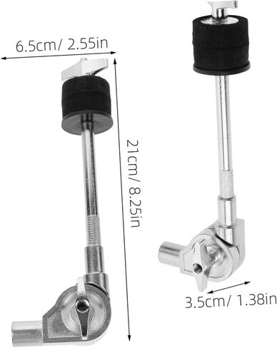 Housoutil Cymbal Stacker Holder Connection Rod with Felt Pad Durable and Design for Drum Kits Stable Cymbal Attachment for Enhanced Performance in Saudi Arabia