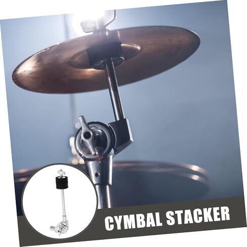 Lurrose Cymbal Stacker Attachment Percussion Drum Holder Durable and Felt Construction Easy to Install Cymbal Bracket for Enhanced Drum Kit Performance in Saudi Arabia