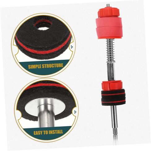 1Set Cymbal Stacker with Quick Release Nut Double Braced Drum Parts for Multi Cymbal Setup Easy Install Remove Accessories for Drummers Durable Reliable Replacement Nuts in Saudi Arabia