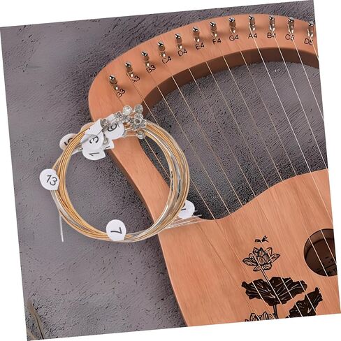 مجموعة سلاسل القيثارة من Lyre مجموعة أوتار معدنية لبراغي ملحقات استبدال القيثارة in Saudi Arabia