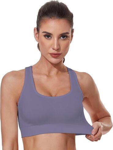 GXXGE Sports Bras for Women High Support Adjustable Straps Padded Cross Back Sport Bra for Workout Yoga Running Gym in Saudi Arabia