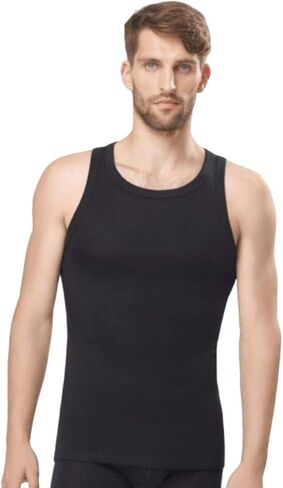 UTENOS 100% Merino Wool Base Layer Top Tank Sleeveless Mens Vest Shirt Made in EU in Saudi Arabia