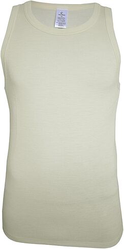 UTENOS 100% Merino Wool Base Layer Top Tank Sleeveless Mens Vest Shirt Made in EU in Saudi Arabia