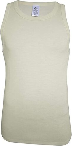 UTENOS 100% Merino Wool Base Layer Top Tank Sleeveless Mens Vest Shirt Made in EU in Saudi Arabia