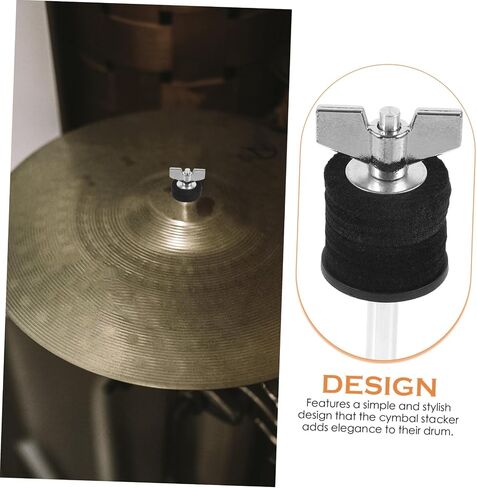 Yardwe Cymbal Stacker Holder Attachment Durable Felt Design Versatile Cymbal Boom Arm for Drum Kits Easy Installation Stable Shock Absorption Compatible with Various Drum in Saudi Arabia