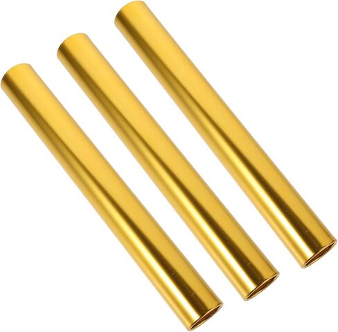 Zerodeko 3Pcs Aluminum Alloy Relay Baton for Running Race Lightweight Anti-Skid Sports Sticks for Outdoor Running Safe Grip Equipment for School Relay Events and Athletic Training in Saudi Arabia