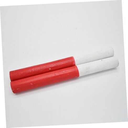 4pcs Lightweight Wooden Relay for Racing Competition Smooth Rolled Edge Safety Bright Red and White Colors Outdoor Fitness Running Equipment for Adults in Saudi Arabia
