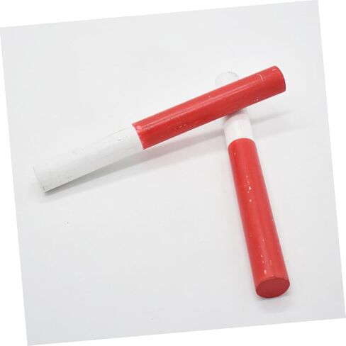 4pcs Lightweight Wooden Relay for Racing Competition Smooth Rolled Edge Safety Bright Red and White Colors Outdoor Fitness Running Equipment for Adults in Saudi Arabia