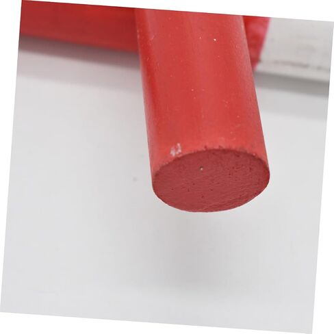 4pcs Lightweight Wooden Relay for Racing Competition Smooth Rolled Edge Safety Bright Red and White Colors Outdoor Fitness Running Equipment for Adults in Saudi Arabia