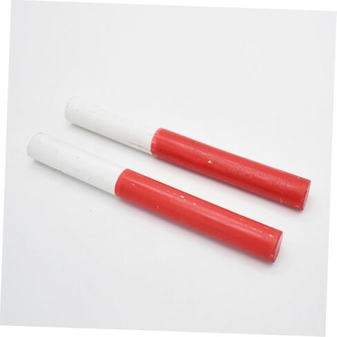 4pcs Lightweight Wooden Relay for Racing Competition Smooth Rolled Edge Safety Bright Red and White Colors Outdoor Fitness Running Equipment for Adults in Saudi Arabia
