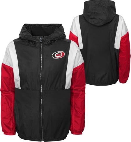 Outerstuff NHL Teams Boys Youth Hooded Stadium Wind Breaker Jacket (8-20) in Saudi Arabia