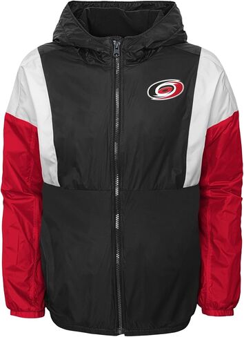 Outerstuff NHL Teams Boys Youth Hooded Stadium Wind Breaker Jacket (8-20) in Saudi Arabia
