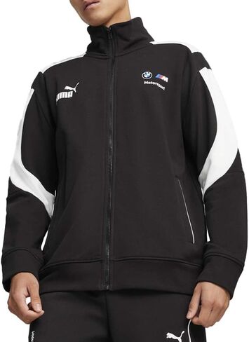 سترة PUMA للرجال القياسية BMW M Motorsport T7 بسحاب كامل، أسود-ss24، XL in Saudi Arabia