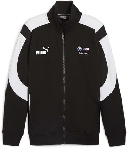 سترة PUMA للرجال القياسية BMW M Motorsport T7 بسحاب كامل، أسود-ss24، XL in Saudi Arabia