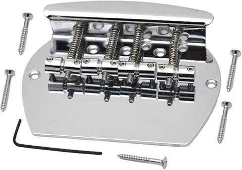 Tailpiece Bridge for Guitar Metal String Bass Tailpiece Replacement Durable Semicircle Design for Electric Bass Guitar Lightweight Accessory for Players and Bands in Saudi Arabia