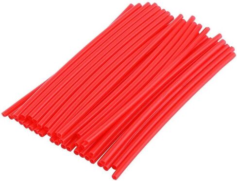36 pcs Universal Wheel Rim Spoke Covers Wheel Spoke Protector Kit Motocross Rims Spoke Wraps Skins Cover Road Guard Wraps Coats(Red) Baffles/Guard Strips/Friction Strips in Saudi Arabia