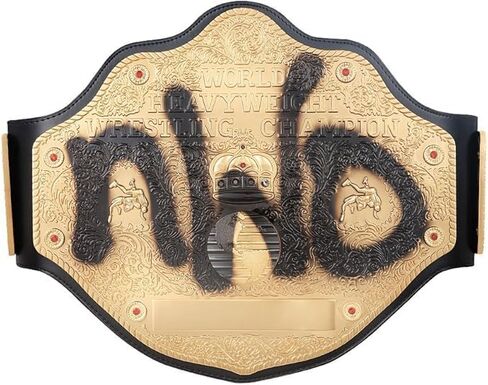 حزام المصارعة الجديد لبطولة NWO الذهبية الكبيرة | NWO World Heavyweight Wrestling نسخة طبق الأصل لحزام البطولة 2 مم in Saudi Arabia