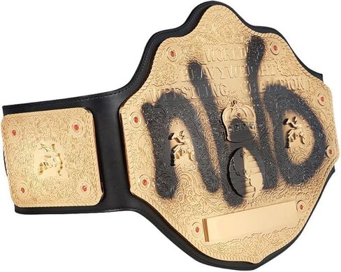 حزام المصارعة الجديد لبطولة NWO الذهبية الكبيرة | NWO World Heavyweight Wrestling نسخة طبق الأصل لحزام البطولة 2 مم in Saudi Arabia