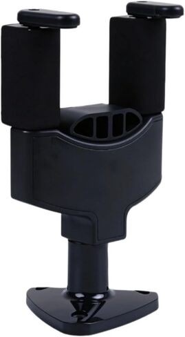 حامل جيتار مثبت على الحائط مع آلية القفل الذاتي، مناسب للجيتار الصوتي والكهربائي والكلاسيكي والقيثارة والباس وعضلات البطن السوداء in Kuwait