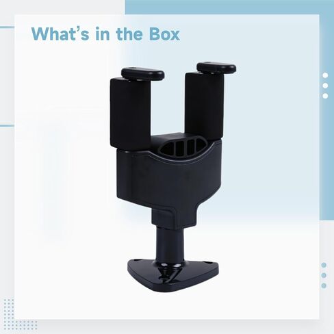 حامل جيتار مثبت على الحائط مع آلية القفل الذاتي، مناسب للجيتار الصوتي والكهربائي والكلاسيكي والقيثارة والباس وعضلات البطن السوداء in Kuwait